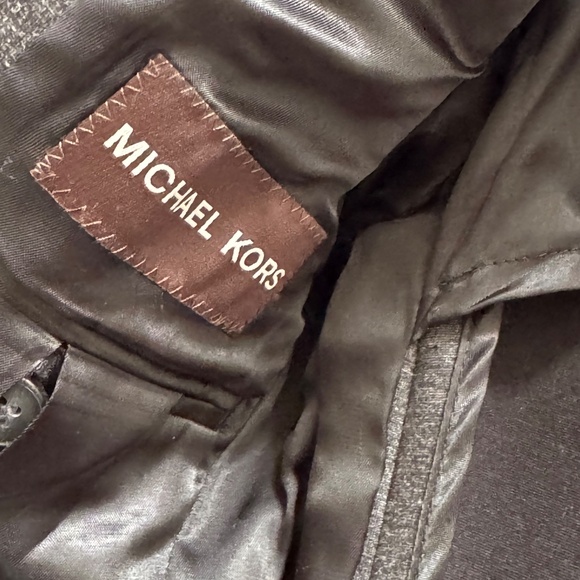 Boys Michael Kors Grey two button Blazer Size 8 - Picture 4 of 4